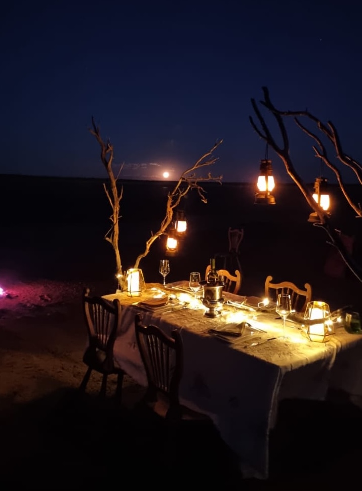 Table under the stars